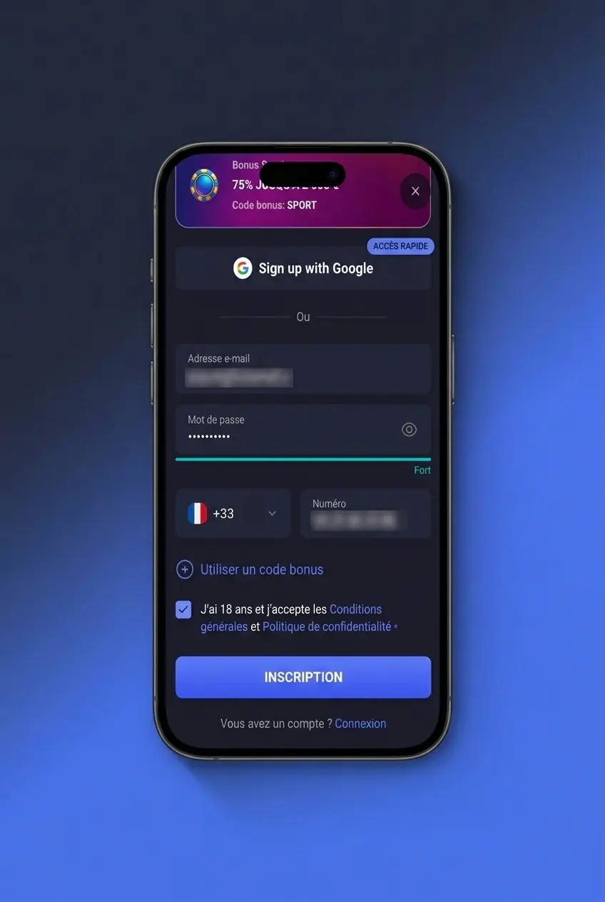 Inscription sur SpinAura Casino en moins de 3 minutes pour accéder à 7000 jeux et bonus de bienvenue
